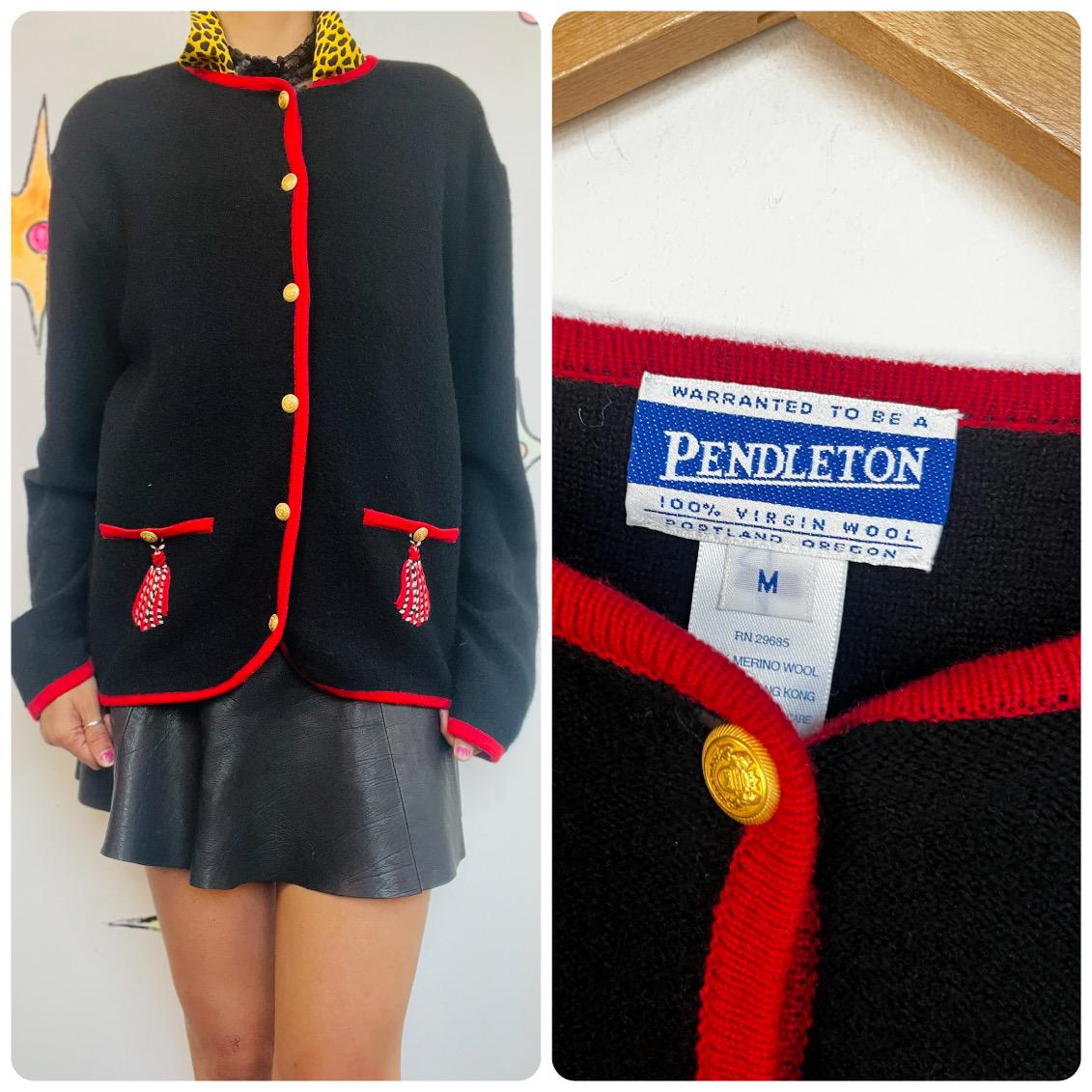 Pendleton Cardigan Vintage - Etsy