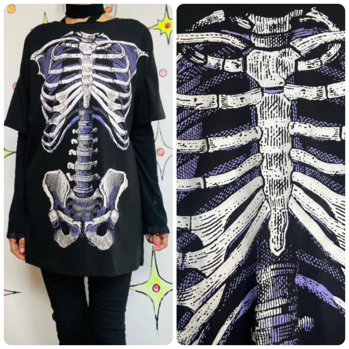 GHOST OF HARLEM スカル　サロペット　グランジ スタッズ y2k GHOST OF HARLEM スカル サロペット グランジ スタッズ y2k