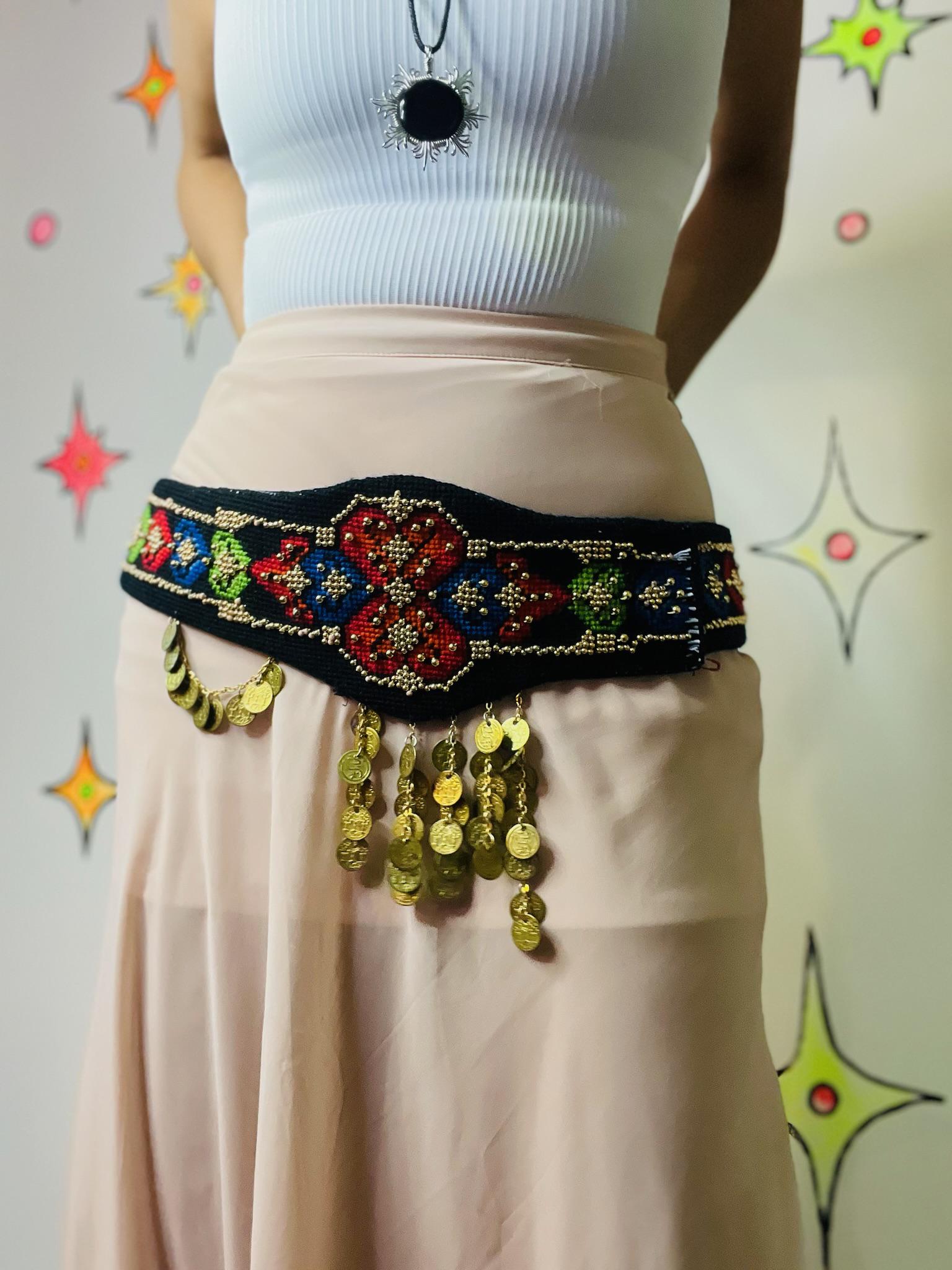 Vintage 1940s Afghan Tribal Kuchi Belt – Gypsy Bellydance 