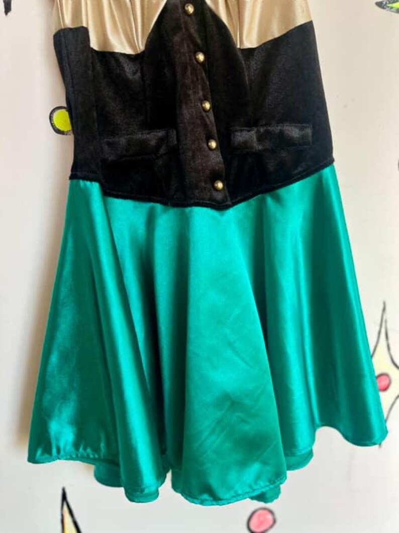 Mad Hatter Halloween Costume Dress – Clowncore Party Outfit – Leg Avenue – M image 5