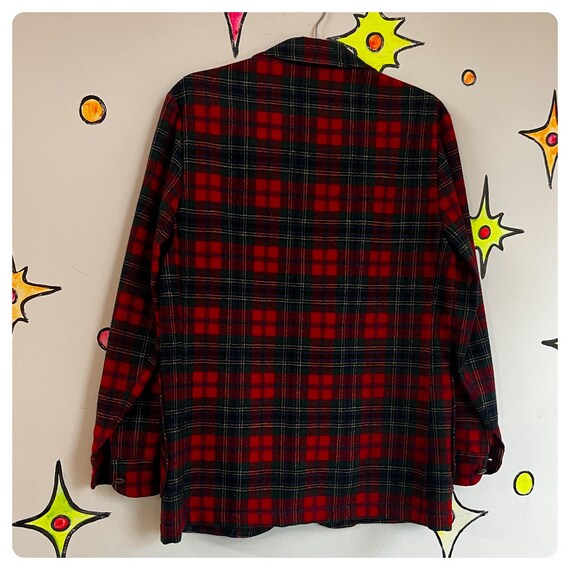 Vintage Pendleton | Red Tartan Plaid Wool Jacket … - image 2