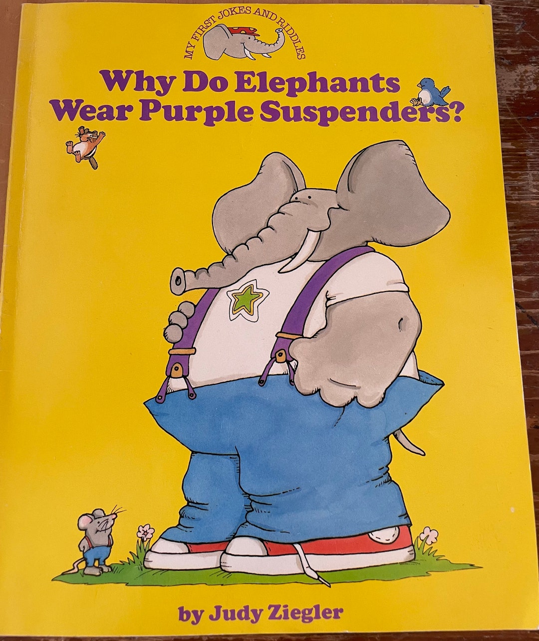 My First Jokers and Riddles Why Do Elephants Wear Purple Etsy