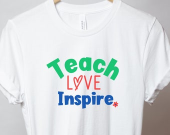 Teacher T-Shirt, Teacher Tee, Teacher Gift, Teacher Shirt, Teacher