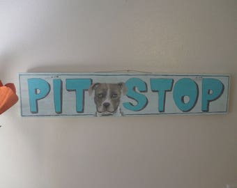 pit stop sign etsy