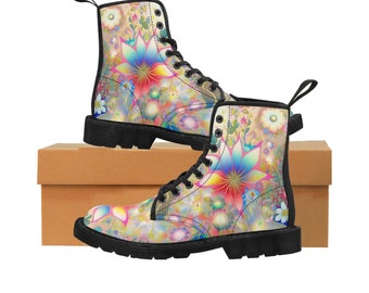 Women's Canvas Boots- Reflections