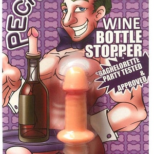 Hen Nights Willy Pecker Wine Bottle Stopper Naughty Bridal Shower Decor Stag Parties Bachelorette Decor and Gifts Fun & Games Hen Nights