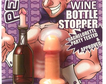 Hen Nights Willy Pecker Wine Bottle Stopper Naughty Bridal Shower Decor Stag Parties Bachelorette Decor and Gifts Fun & Games Hen Nights