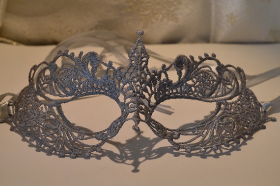 Blue Masquerade Mask Diamante Venetian Style Weddings New Year 2018 Masked Balls