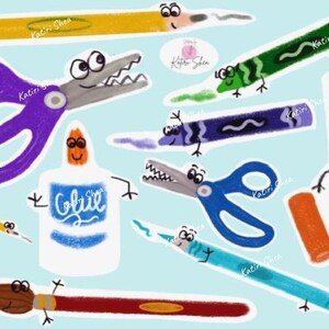 Art Supply Stickers - Perfect for Bullet Journal/Scrapbook/Crafts