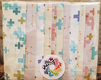 LEOWOO Christmas Series Patchwork Cloth Group Plain Weave Cloth Small Floral Cotton Cloth Cut Fat Quarters Fabric Bundles for Sewing and Quilting Supplies