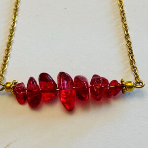 Natural Stone Necklace Set. Perfect Christmas or Holiday Necklace Set.