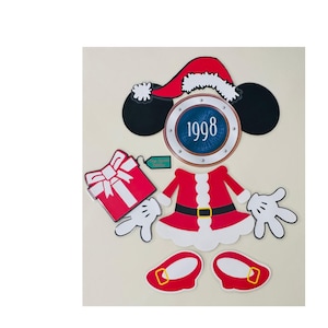 Minnie Mouse Santa Disney Cruise Door Christmas Magnet