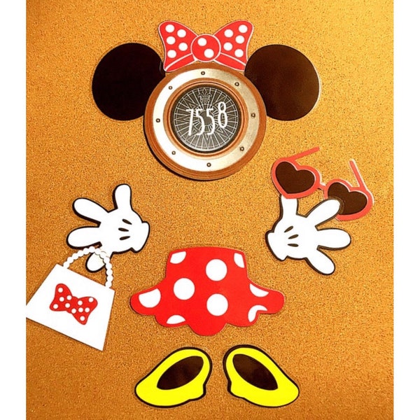 Disney Cruise Door Magnet Minnie Mouse