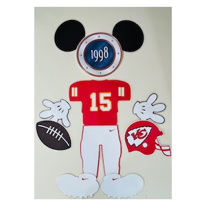 Disney Cruise Door Magnet Football Player Door Decoration