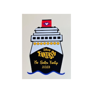 Disney Cruise Ship Front Magnet