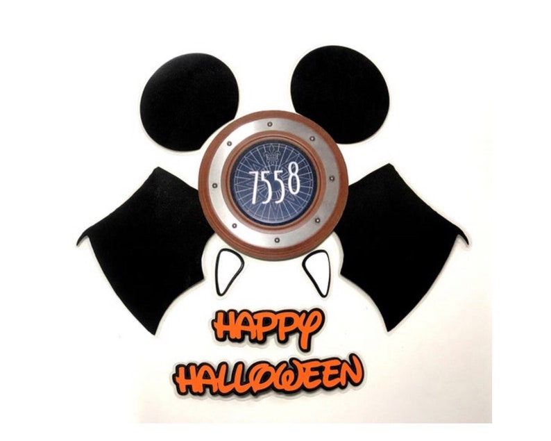 Disney Halloween Cruise Door Mickey Mouse Bat Halloween Etsy