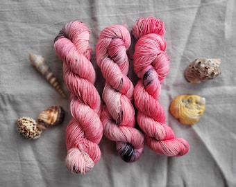 Pink 4ply- Hand Dyed Yarn -  100% merino wool