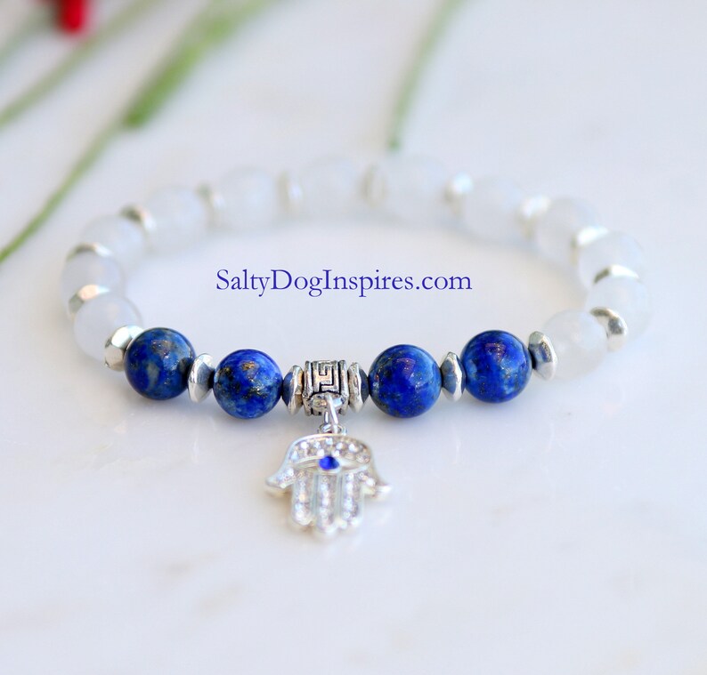 010 Womans Hamsa hand bracelet Healing Silver hamsa hand bracelet Hamsa jewelry Amulet bracelet Good luck charm bracelet