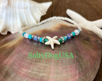 Ankle Bracelet with Starfish Great gift for teens