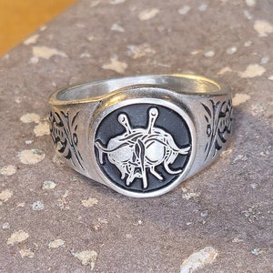 Detailed Flying Spaghetti Monster Ring - Pastafarian Atheism Religious Non Believe FSM RM110