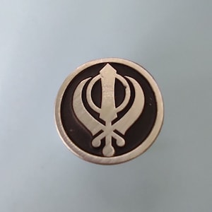 Khanda Pin - Sikh faith - khaṇḍā  Jewelry