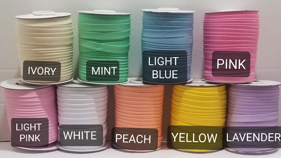 Double Fold Bias Tape 1/2 Wide by 50 Yards Bias Double Fold Tape Etsy