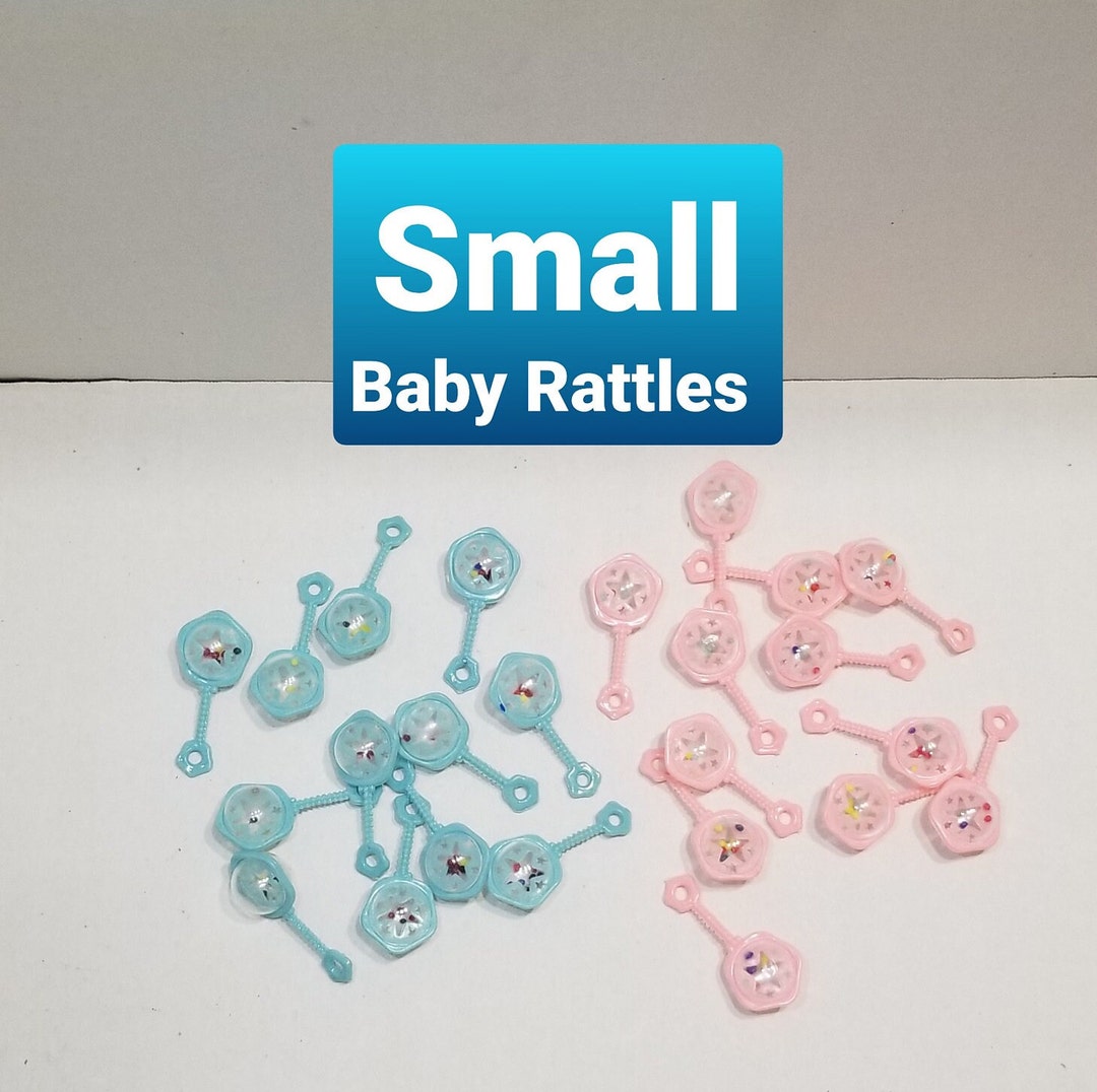 Small Baby Rattles Baby Shower Table Scatters Baby Shower Decorations
