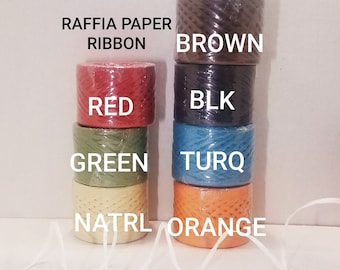 Raffia Ribbon, Raffia Paper Ribbon