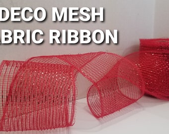 Deco Mesh Fabric Ribbon