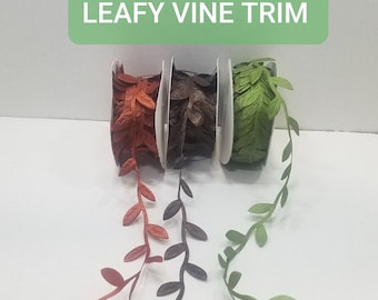 Olive Leaves vine, Leaf Vine, Fall leaf vine, Leaf vine trim