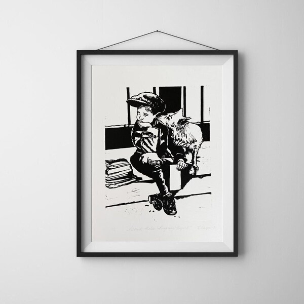 Relief Block Print Etsy