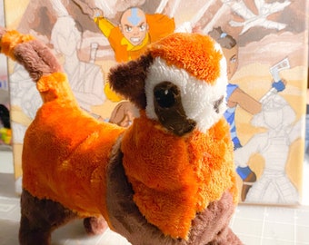 Avatar/LegendofKorra Fire Ferret (Pabu) Hand-sewn Plush