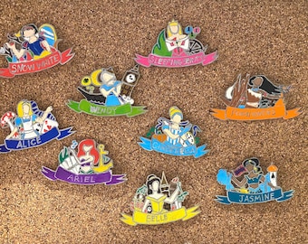 Plastic Princess Pins