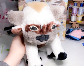 Flying Bison (Appa) Hand-sewn plush
