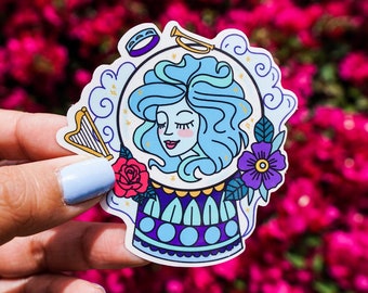 Haunted Mansion Madame Leota Clear Vinyl Sticker