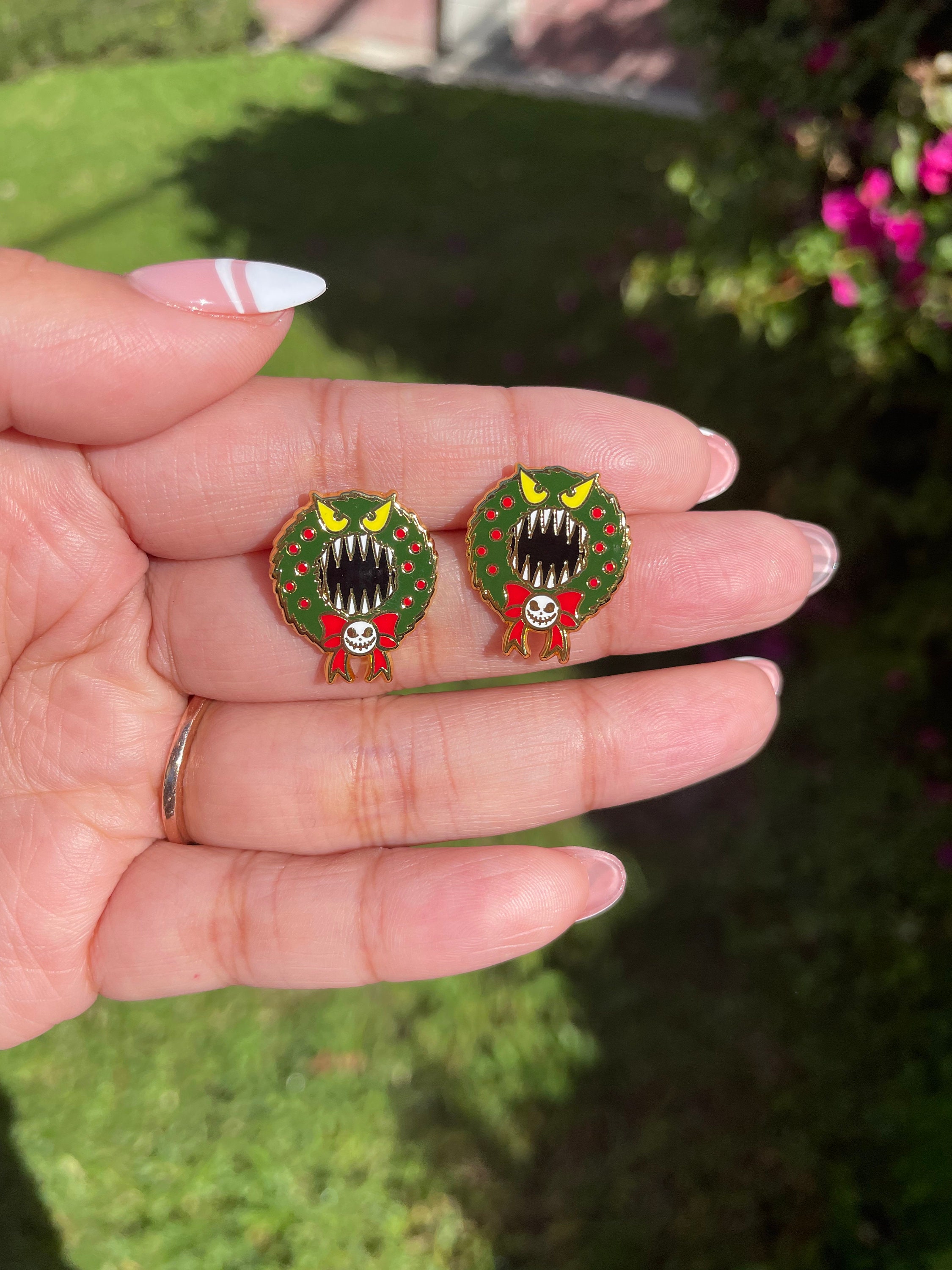 NBC Angry Wreath Stud Earrings