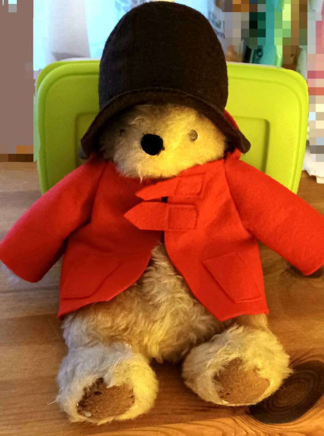 Replacement Coat Hat & Tag for Vintage Gabrielle Paddington Bear