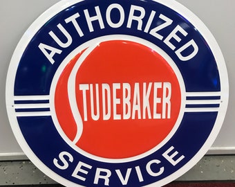 24/"X24/" STUDEBAKER AUTHORIZED SERVICE US AUTO DEALSHIP REAL NEON SIGN LIGHT