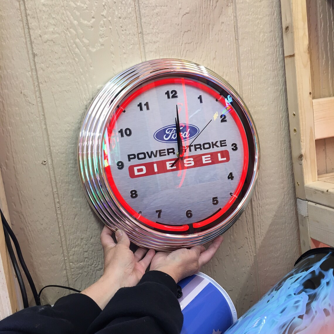 Neon Clocks / Ford Neon Clock / Garage Signs for Men / Garage Etsy