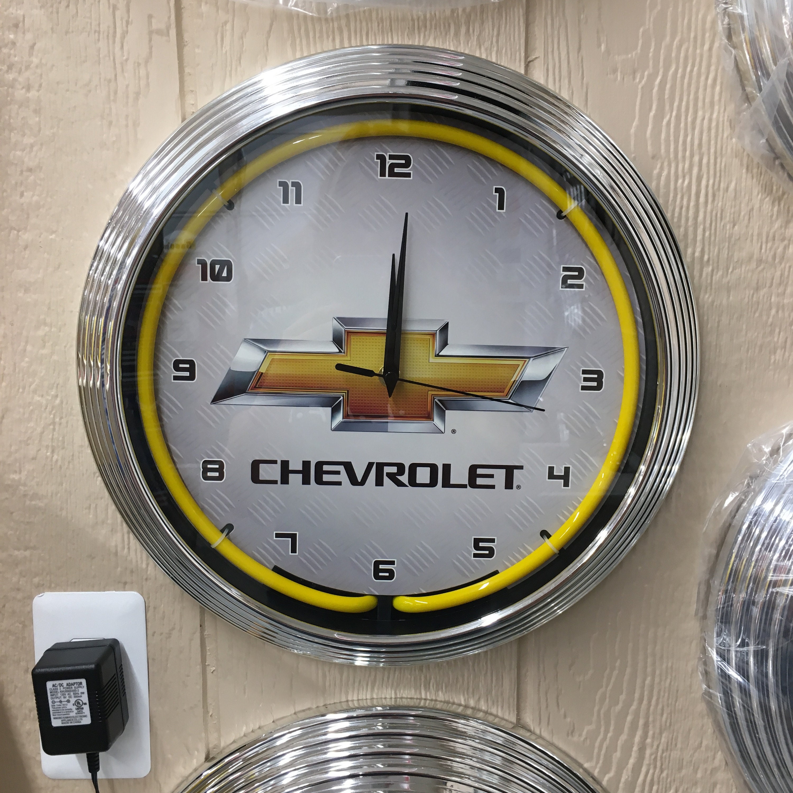 Chevrolet Neon Clock 15 / Neon Clocks / Neons / Garage Etsy