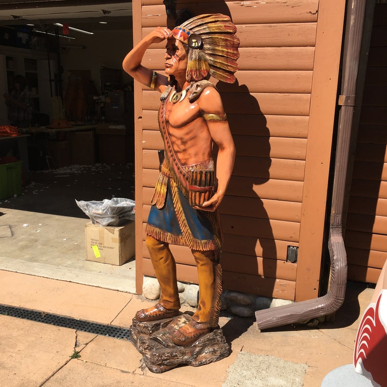 Fiberglass Statues / Life Size Native American Indian Statue / Etsy