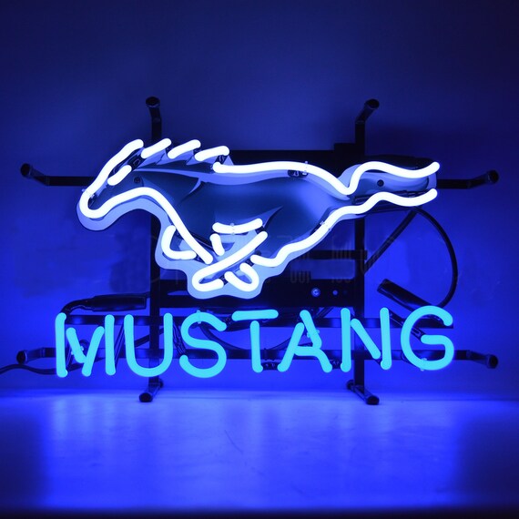 Ford Mustang Gift Ford Gifts Ford Mustang Neon Sign Ford Etsy