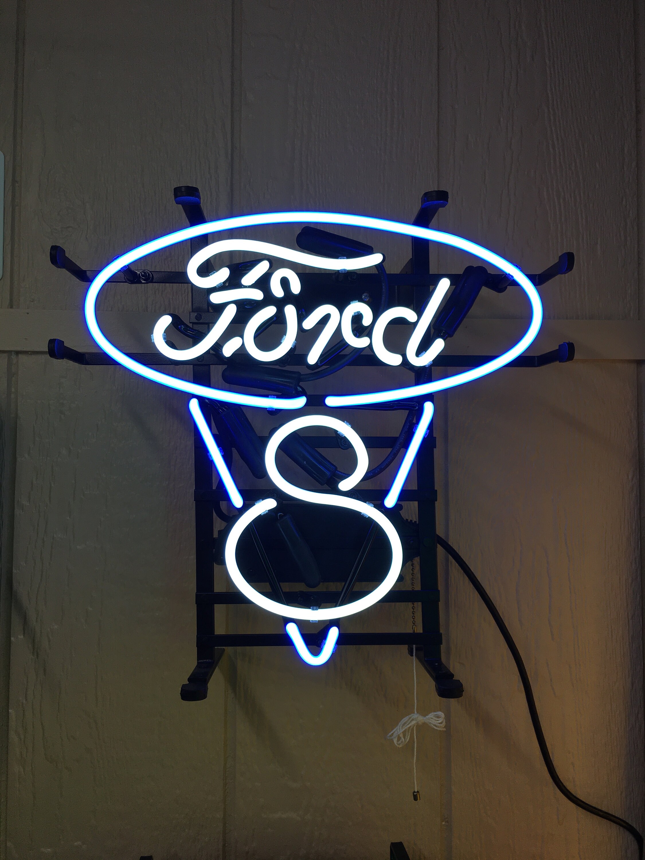 Neon Signs / Ford V8 Neon Sign / gifts for him / Ford Auto / Etsy
