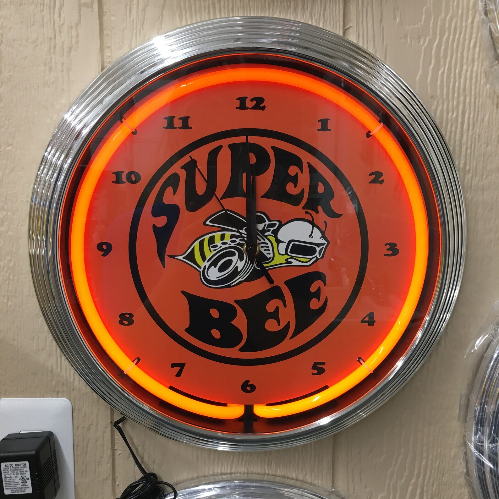 Neon Clock / Neon Clocks / Garage Clocks for Men / Dodge Super Etsy