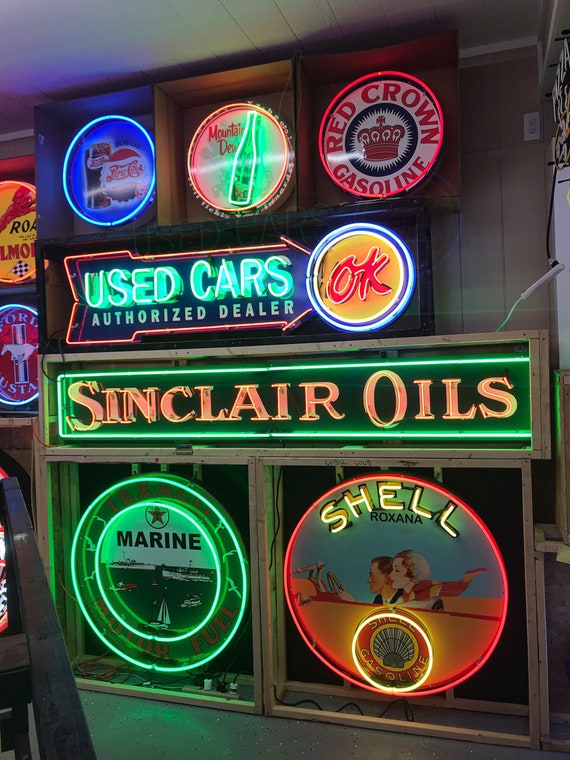 Sinclair / Neon Signs / Sinclair Oils / Gas and Oil / Sinclair | Etsy