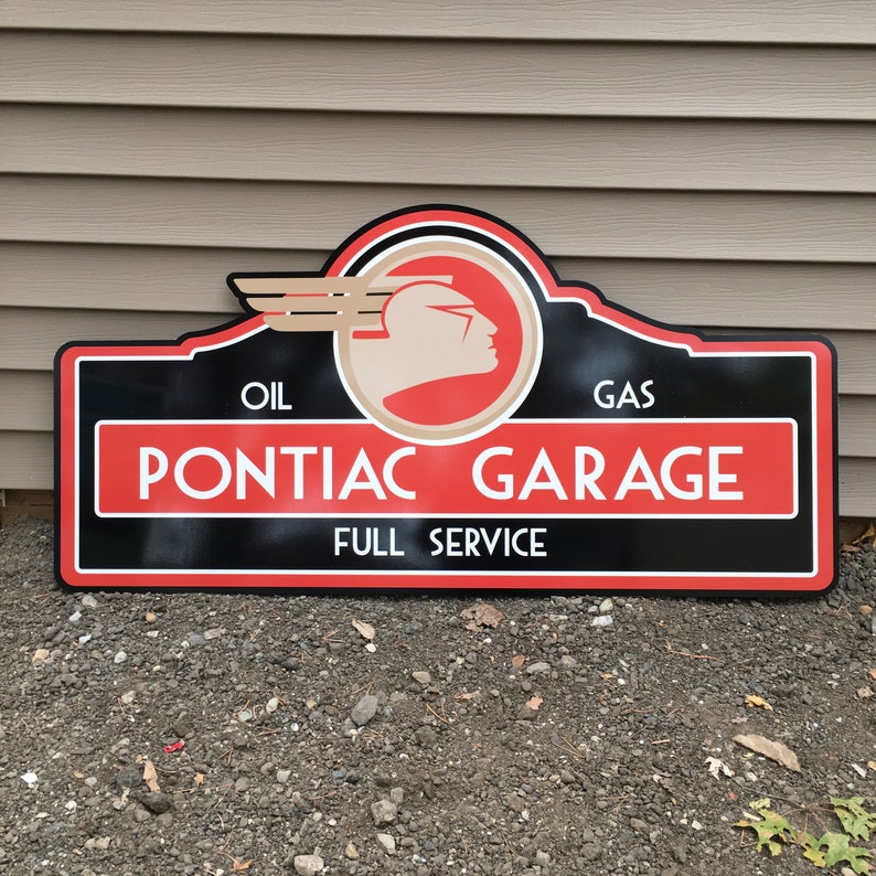 Pontiac Signs / Pontiac Sign / Garage Signs for Men / Garage Etsy
