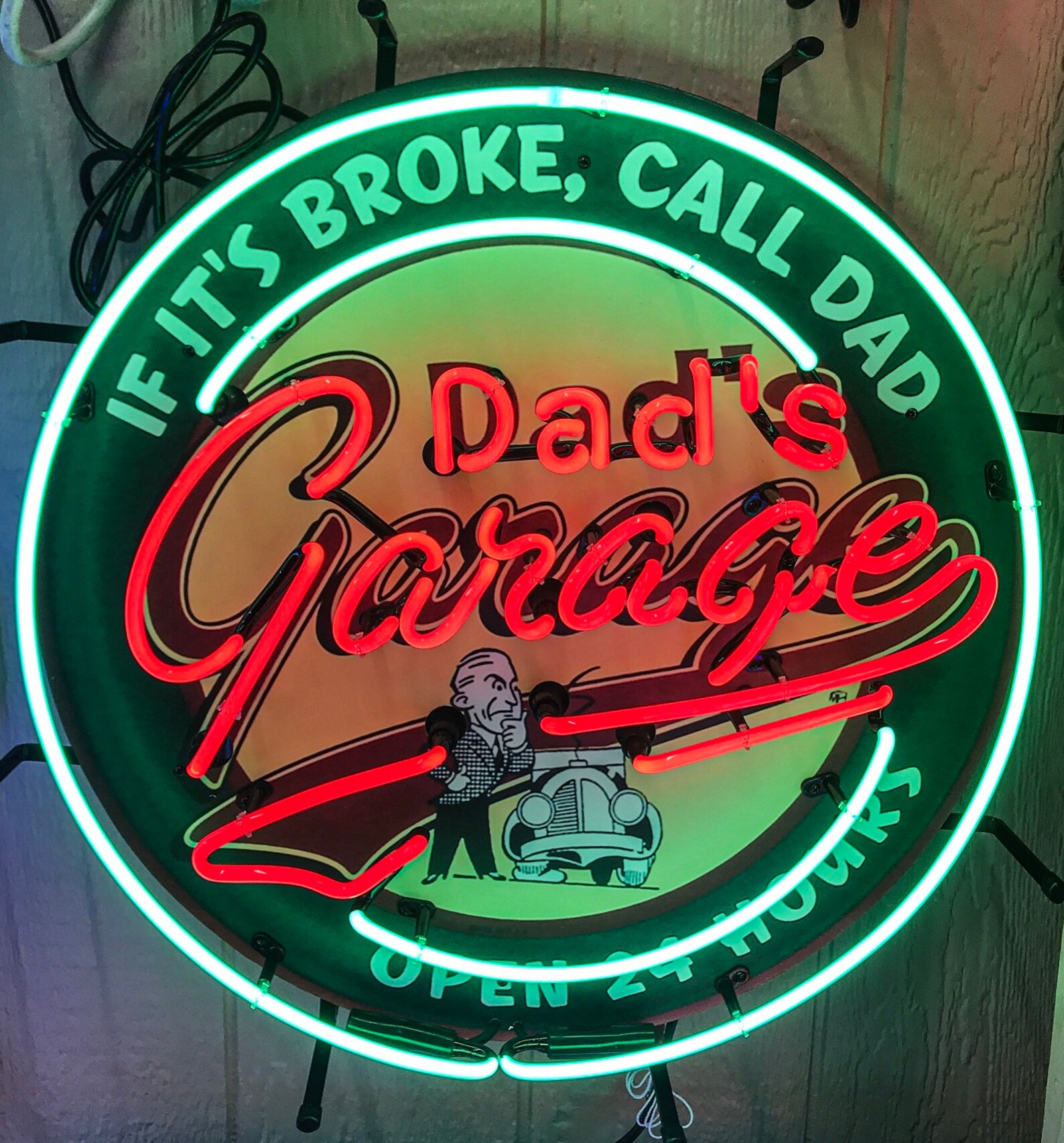 Gifts for Dad / Dads Garage Neon Sign / garage signs for men Etsy