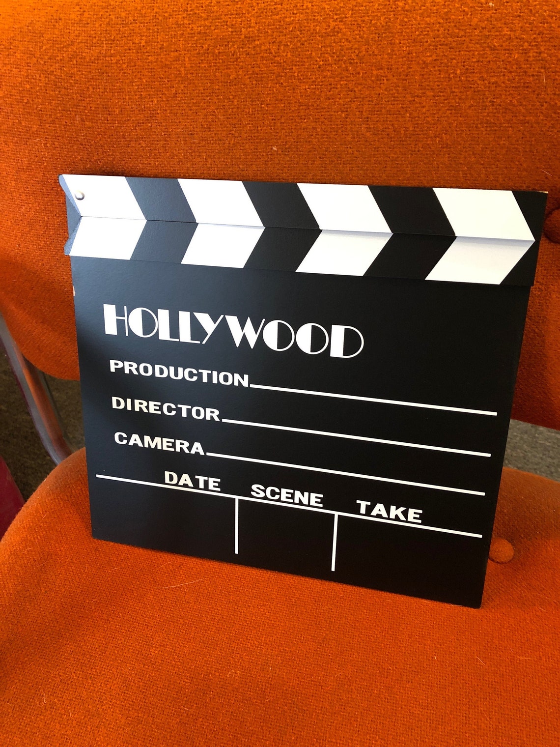 Movie Clap Board / Hollywood Clap Board / Clapperboard / Movie Etsy