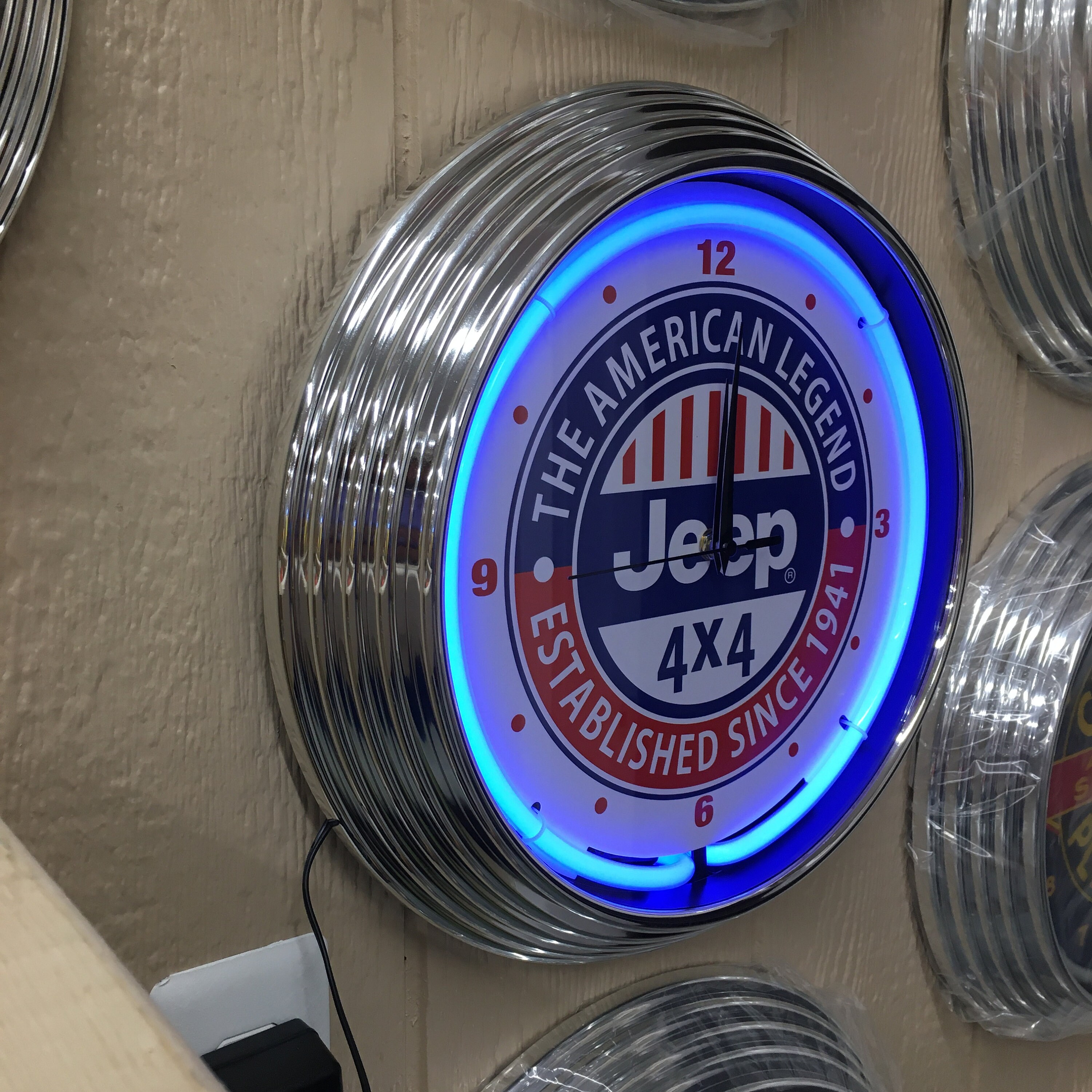 Jeep Signs / Neon Clock 15 x 15 / Jeep Neon Clock Etsy