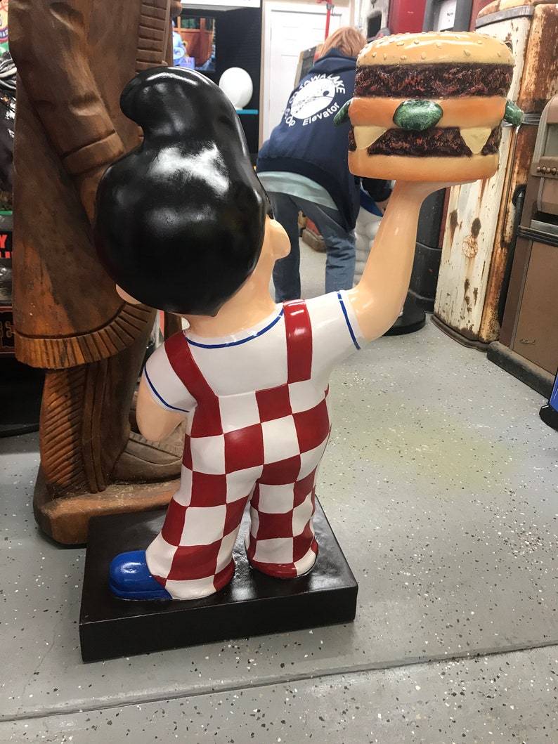 Big Boy Statue / 43 Big Boy Statue / Fiberglass Big Boy Etsy
